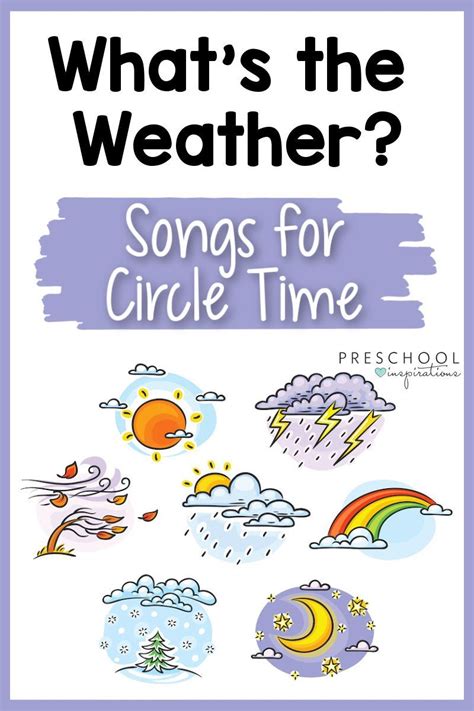 Weather Songs for Kids | Weather song, Preschool weather, Preschool ...