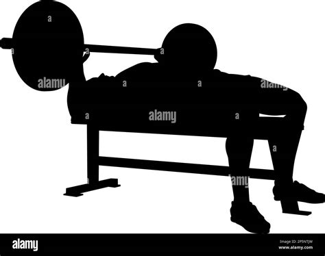 Weight Lifting Man Weightlifting Silhouette Stock Vector Image & Art - Alamy