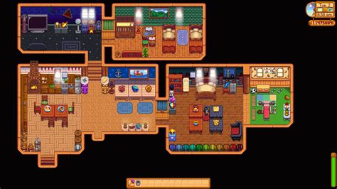 Thought I'd share my house layout... : r/StardewValley