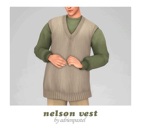 📑 Nelson Sweater Vest · in 2022 | Sims 4 clothing, Sims 4 men clothing, Tumblr sims 4