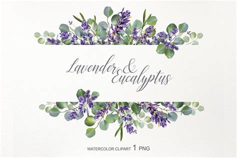 Lavender Flower Border Design