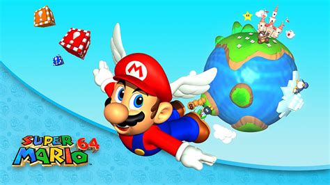 Mario 64 Background Art