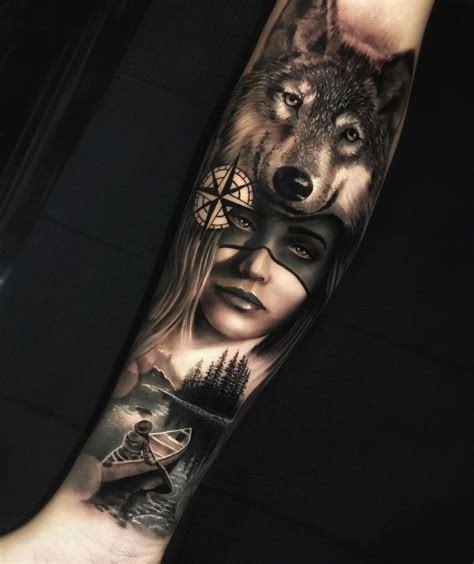 awesome wolf tattoo @diegoalmeidatattoo 1 - KickAss Things