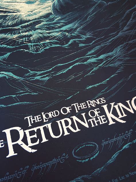 The Return of the King Screen print on Behance