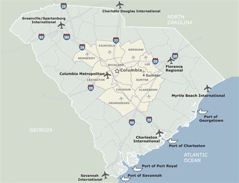 Newberry County SC Economic Development | Maps