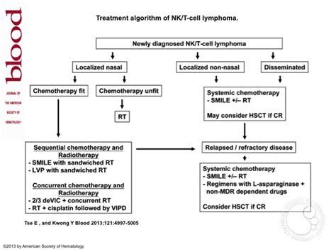 Treatment algorithm of NK/T-cell lymphoma.