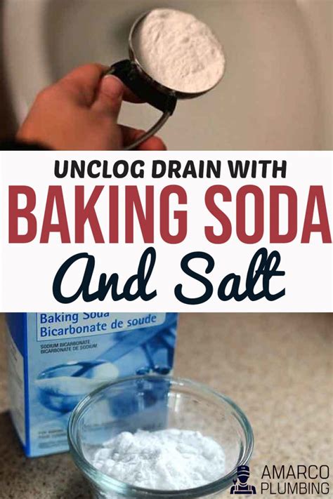 Unclog-Drain-with-Baking-Soda-and-Salt | Unclog drain, Baking soda, Unclog