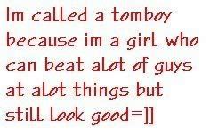 Funny Tomboy Quotes. QuotesGram