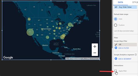 Google Maps Chart Type in Google Data Studio