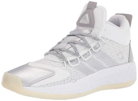 adidas Coll3ctiv3 2020 Mid Basketball Shoe in White/Silver/Chalk White ...