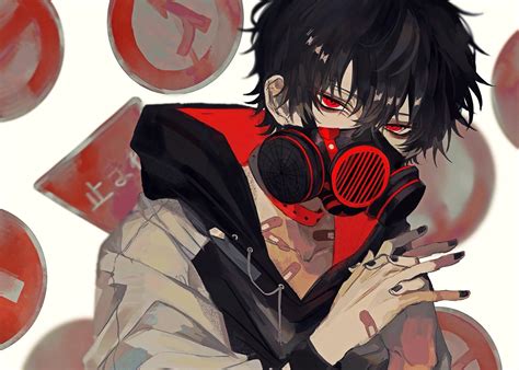 Anime Boy Wallpaper Red Eye - Wallpaper Anime Boy Red Eyes Horror Cool Red Boy Wallpaper Anime ...