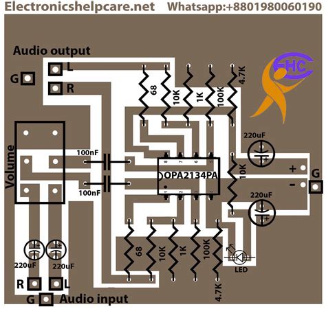 Stereo preamplifier circuit diagram - Electronics Help Care