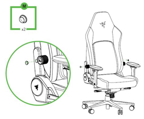 How to disassemble the Razer Iskur V2 gaming chair