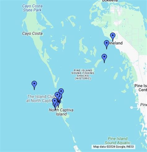 Captiva Island Florida Map - Islands With Names