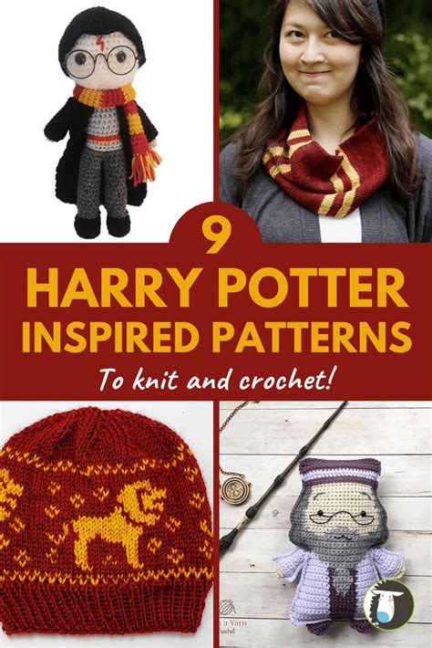 9 Harry Potter Patterns to Knit and Crochet — Blog.NobleKnits