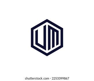 Um Logo Design Vector Template Stock Vector (Royalty Free) 2253399867 | Shutterstock