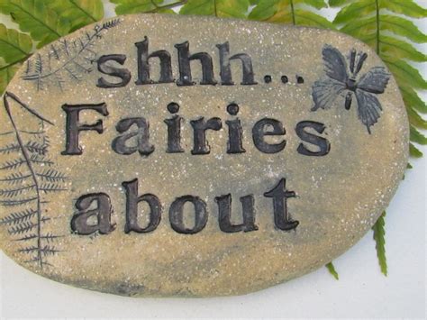 Fairy Garden or Herb garden sign Whimsical Garden marker for