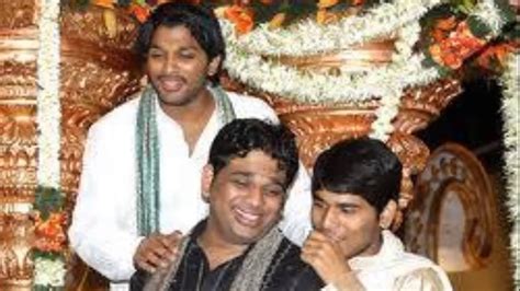 Telugu actor Allu Sirish with his family rare and unseen - YouTube