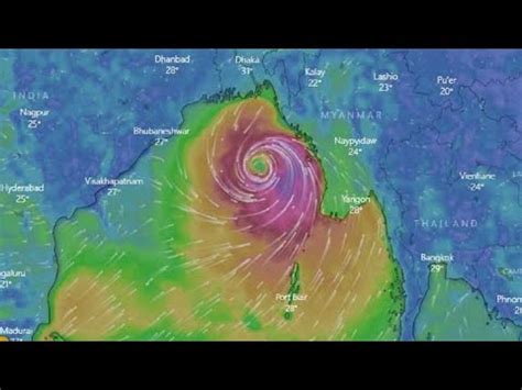 উপকূল অতিক্রম করতে শুরু করেছে ‘মোখা’ |Cyclone Mocha Update| Cox's Bazar ...