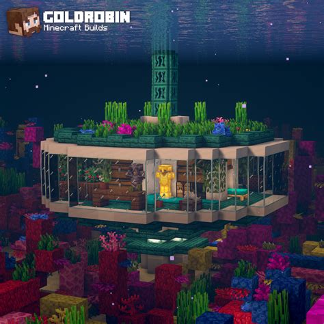 I built an Underwater Base! : r/Minecraftbuilds