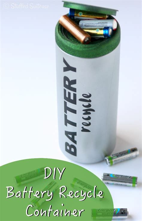 Don't Throw Batteries Away! Make a DIY Battery Recycling Container