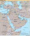 Middle East Physical Map | Gifex