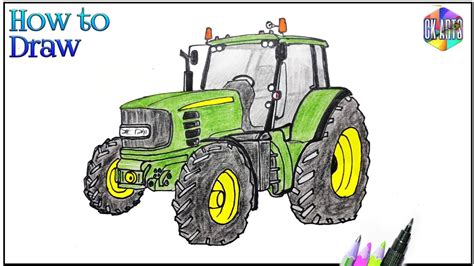 How To Draw A John Deer Tractor - Killexhibition Doralutz