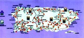 Historia de las carreteras de Puerto Rico Ruta panoramica,caminos,calles, datos y fotos