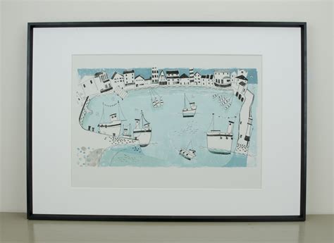 St Ives: The Whole Harbour Print A3 - Reuben McHugh – Me&McQ