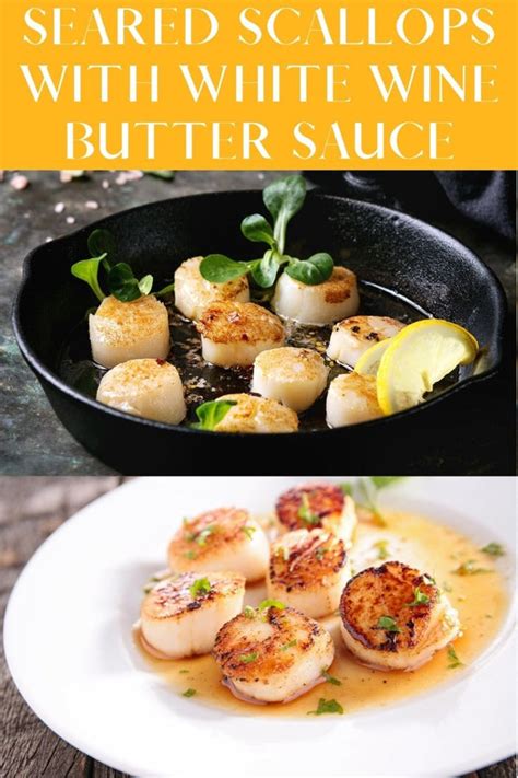 Seared Scallops W/ White Wine