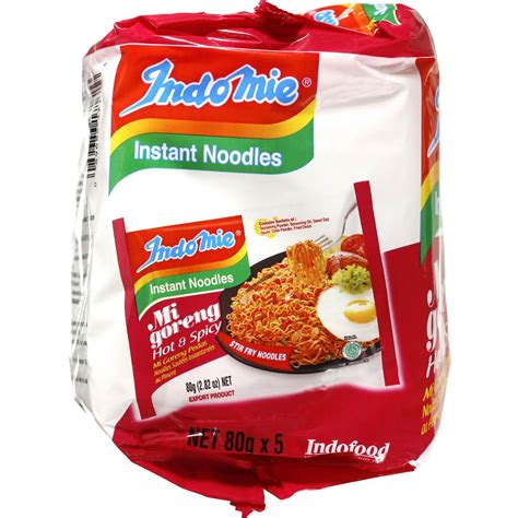 Indomie Hot & Spicy Noodles 5pk 400g | Woolworths