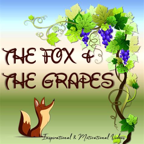 The Fox & the Grapes- Short Story for Kids ( Aesop Fables)