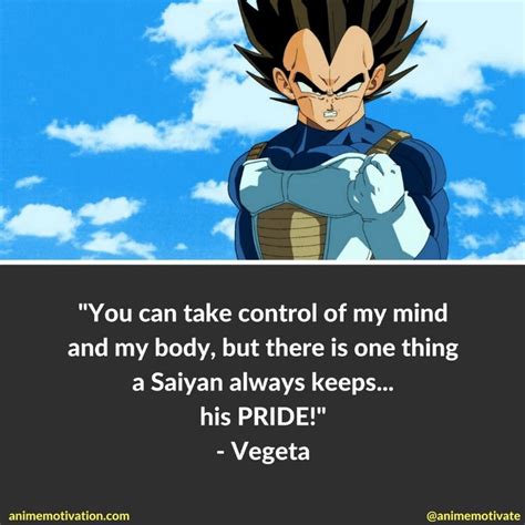 Vegeta - Saiyan Pride quotes ]dragonballz #dragonball Dragon Ball Image ...