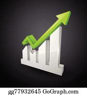 110 Vector Green Arrow Showing Growth Clip Art | Royalty Free - GoGraph