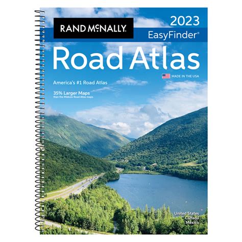 Rand McNally – 2023 Easyfinder Midsize Road Atlas of USA, Canada and ...