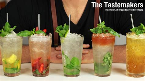 5 x MOJITO Variations - Refreshing Rum Cocktails..! - YouTube