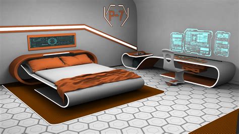 Sci Fi Bedroom 1 by paul230593 on DeviantArt