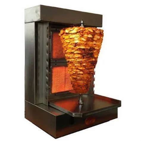 Electric Chicken Shawarma Grill Machine, For Commercial Kitchen, Capacity: Upto 5 Kg ( Holding ...