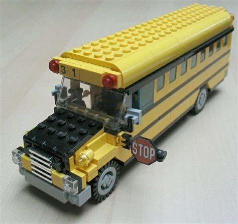 LEGO School bus - Part 2! - All About The Bricks