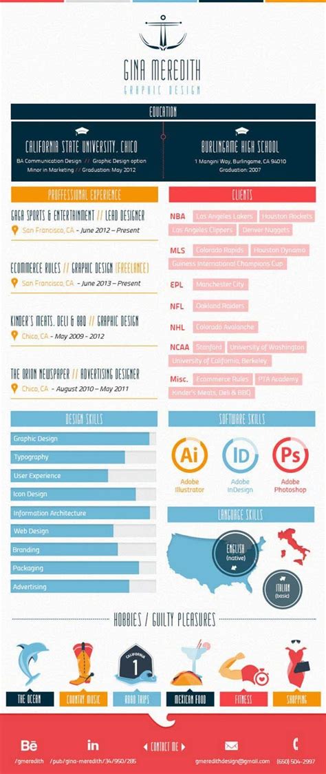 30 Infographic Resumes that Stand Out - Jayce-o-Yesta