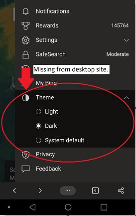 Bing Dark Theme - Microsoft Community