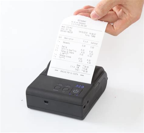 EastRoyce 3 Inch Portable Thermal Receipt Printer ER-80 80mm Bluetooth + WiFi Mini Wireless ...