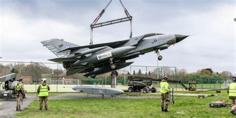 RAF Marham Tornado GR1 Gate Guardian moved | Royal Air Force