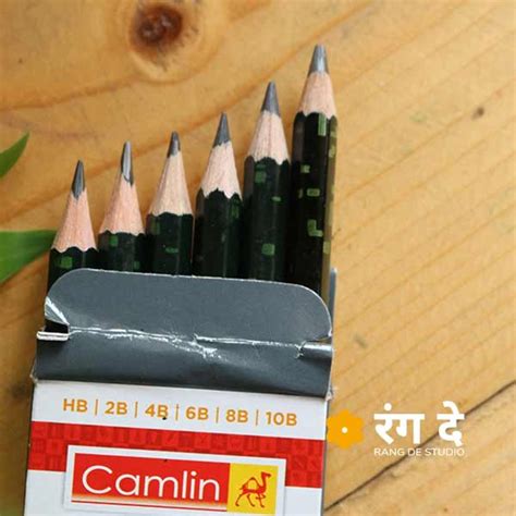 Camlin Drawing Pencil 10B - For Sketching and Drawing