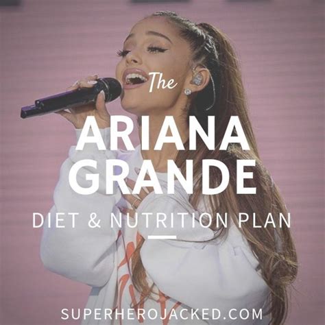 Ariana Grande Workout Routine and Diet Plan | Ariana grande diet ...