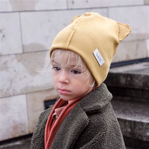 Kids fall beanie with ears | Stylish beanie, Beanie with ears, Baby boy beanies