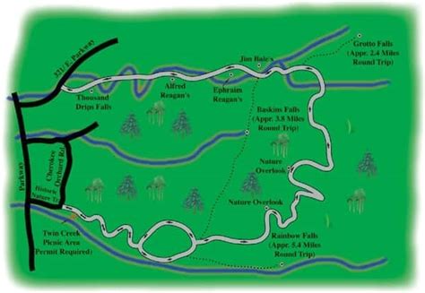 Roaring Fork Motor Nature Trail Map