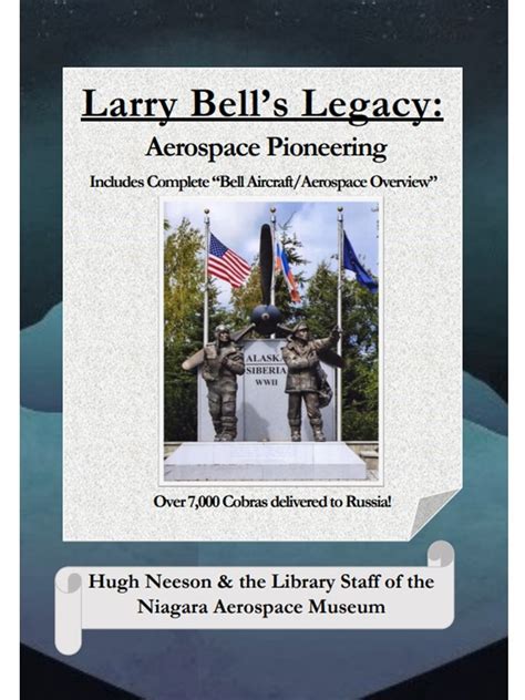 Larry Bell Book Signing and Talk 10/15 - Niagara Aerospace Museum