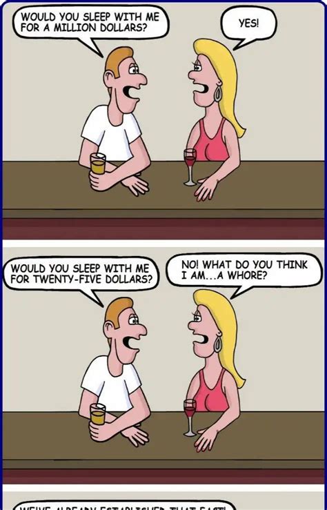 A Man Making Negotiation With a Woman….This is Just Priceless | Funny cartoon quotes, Funny ...