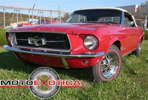 1967 Ford Mustang Convt Red | Motoexotica Classic Cars